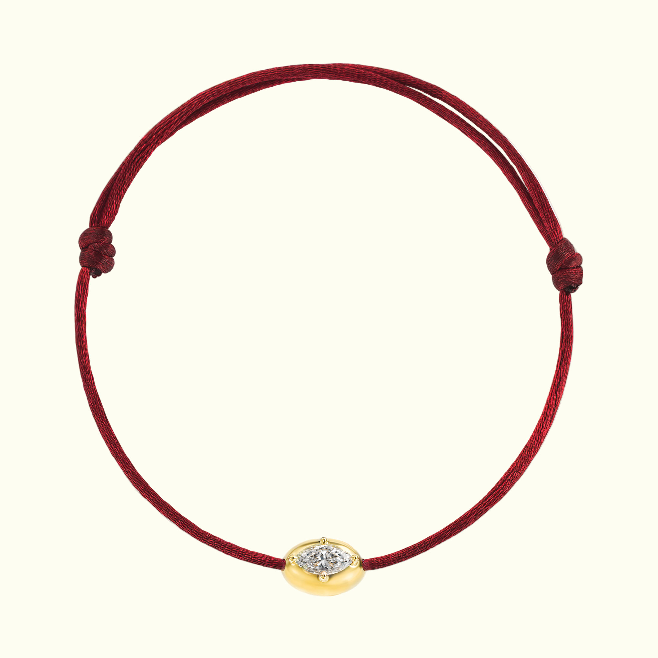 0.26ct Marquise Diamond Fig Bracelet