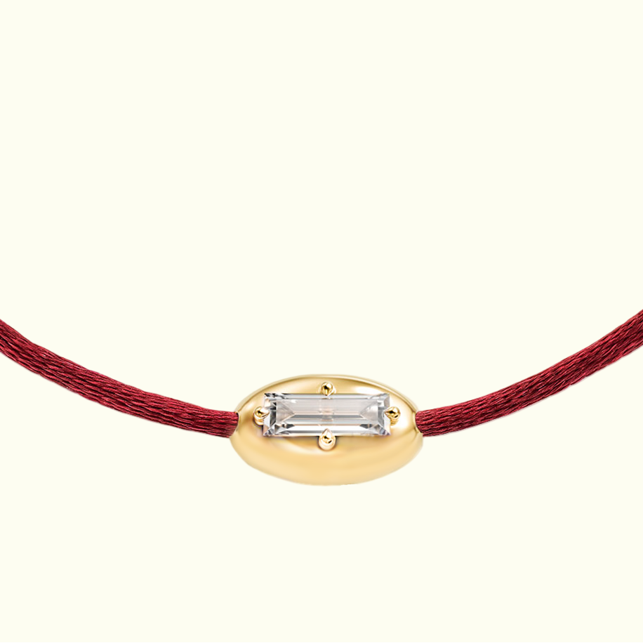 0.26ct Baguette Diamond Fig Bracelet