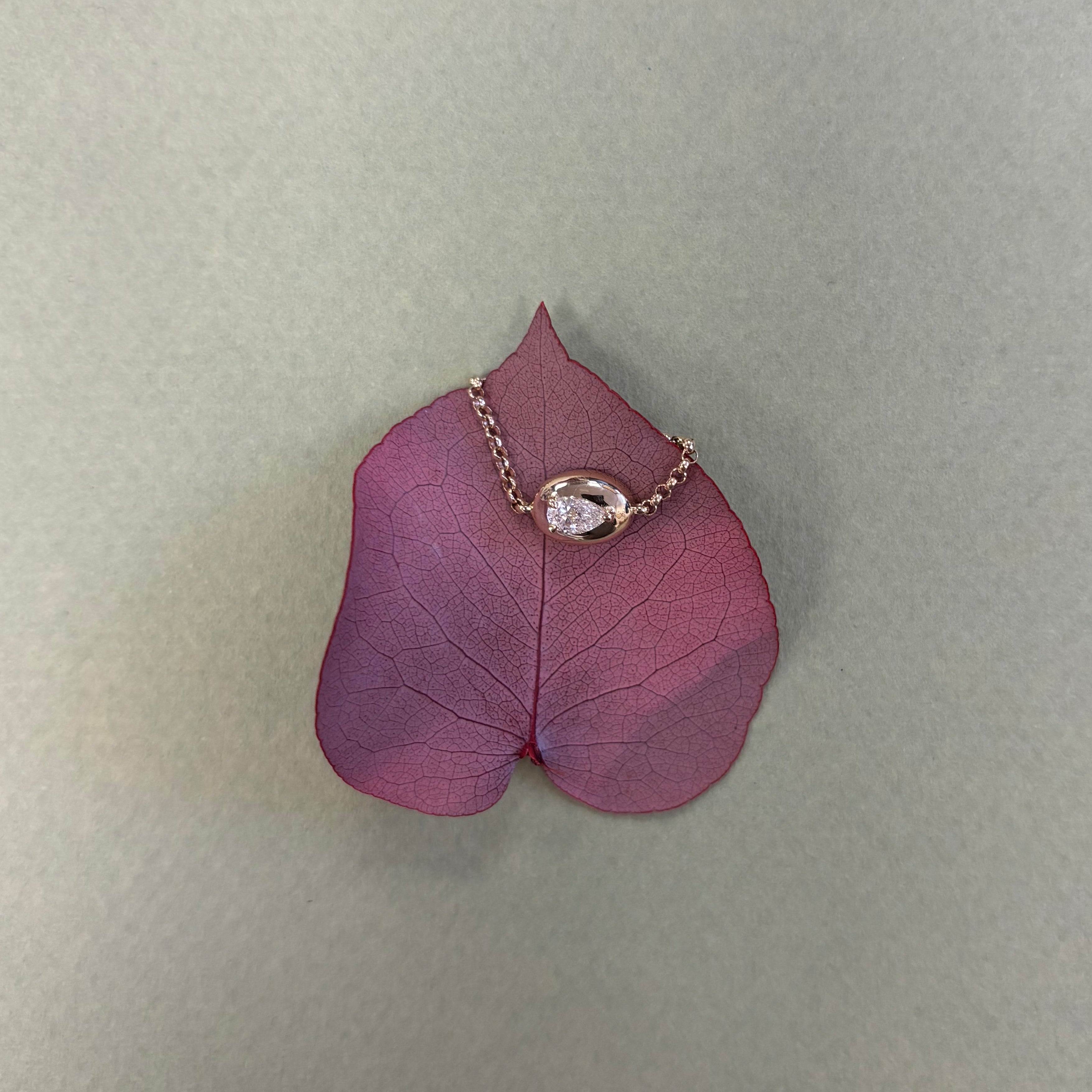 0.24ct Pear Diamond Grove Ring