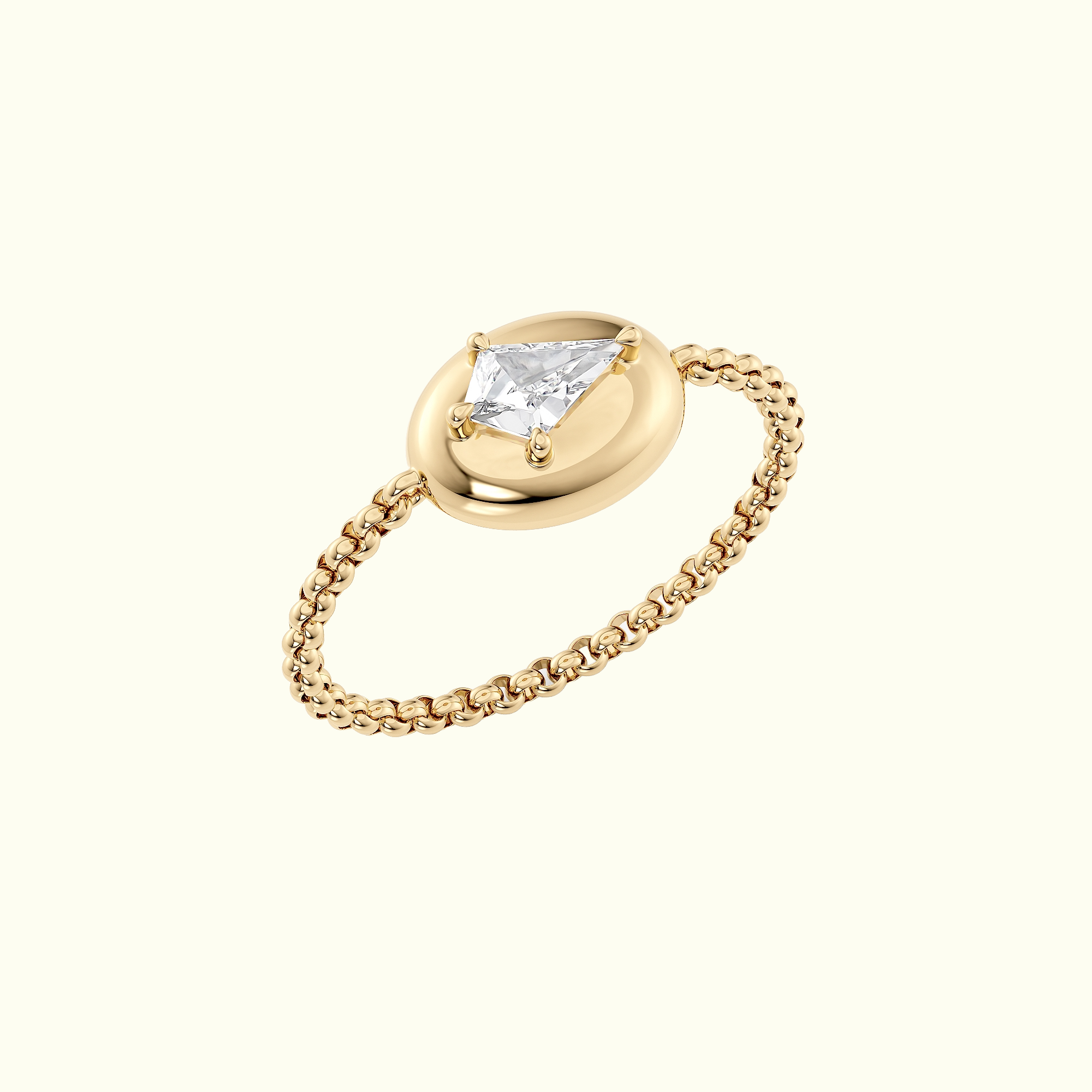 0.19ct Kite Diamond Grove Ring